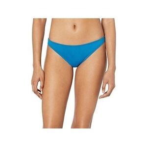 NWOT Roxy Beach Solids Blue Cheeky M Bikini Swim Bottoms #94749